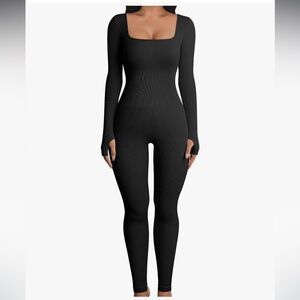 Black Long Sleeve Bodysuit